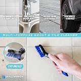 The Dustpan and Store Grout Tile Brush Set with Ergonomic Handle view 5