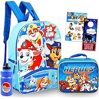 Paw Patrol Mini Mochila Para Niñas – Paquete Con Mochila Pequeña De 10 Pulgadas Con Calcomanías De Skye Y Everest Plus, Botella De Agua, Más | Juego De Bolsas De Viaje Paw