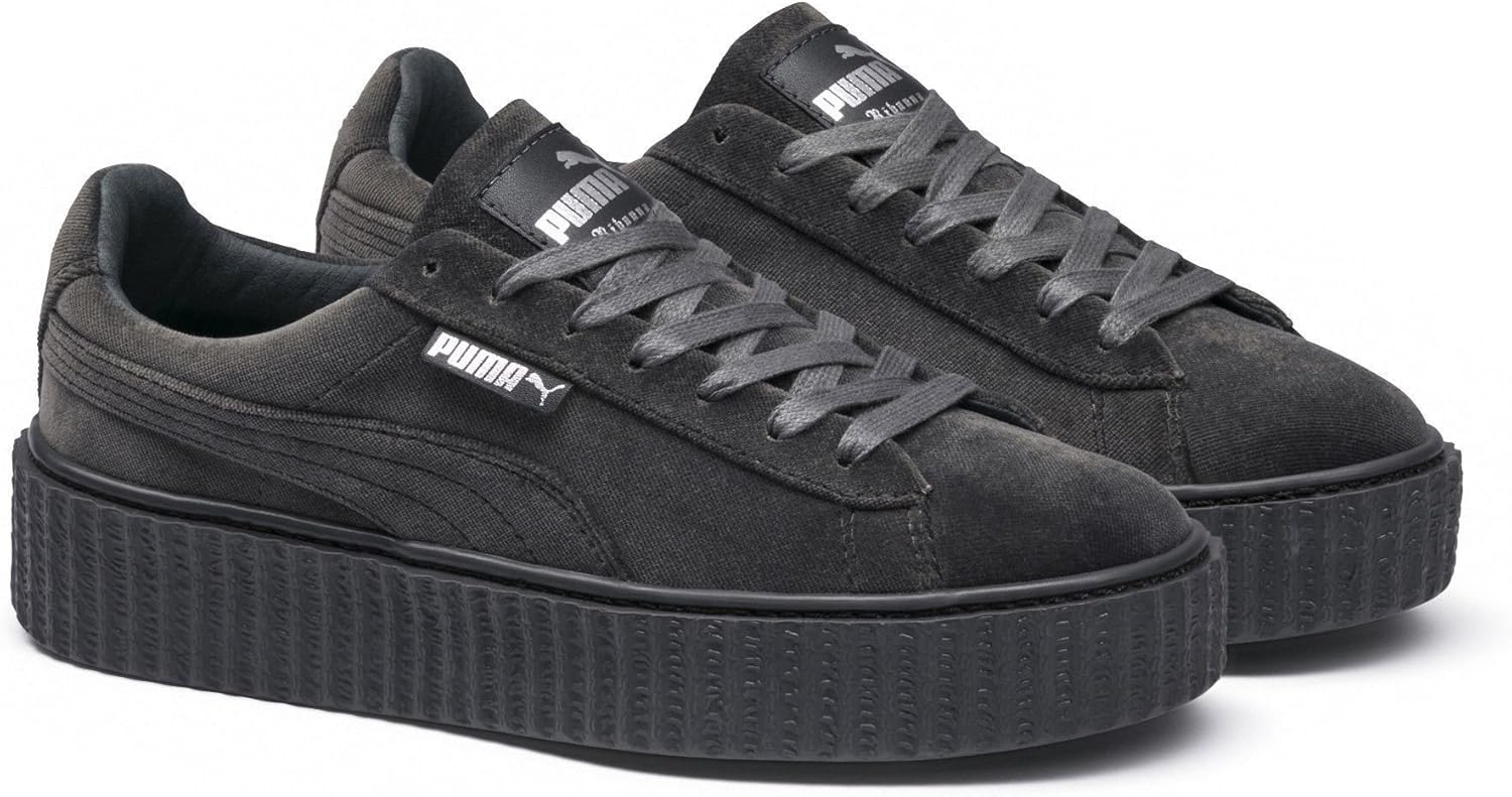 Puma Fenty X Rihanna Creepers Velvet Grey Damen Sneaker Eur 42 Uk 8 100 Genuine Guaranteed Amazon De Schuhe Handtaschen