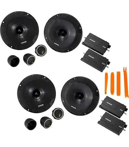 Amazon.com: KICKER CSS65 6.5-INCH (160mm) Component System with