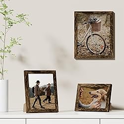 Vittanly 6x8 Picture Frame, Display Pictures 4x6