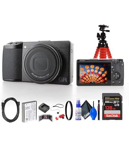 Amazon.com : Ricoh GR III HDF Digital Camera (01272) Bundle