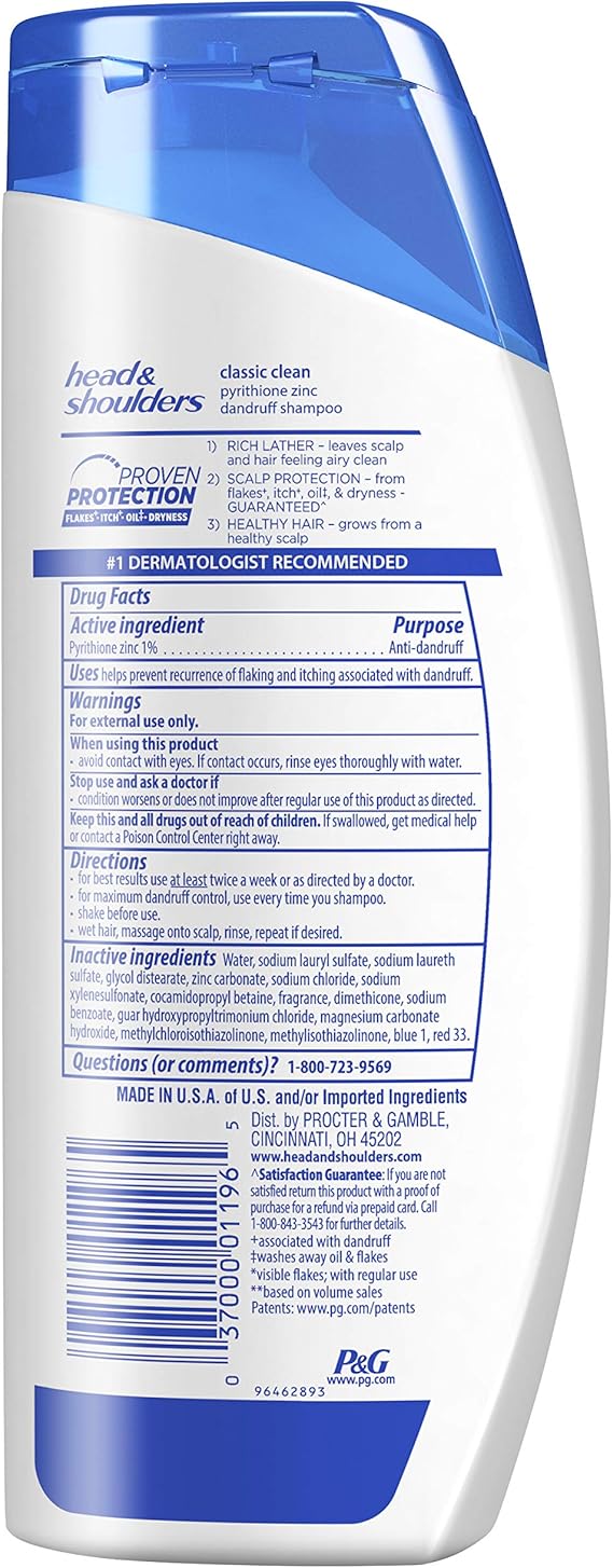 Amazon Co Jp Head Shoulders Classic Clean Dandruff Shampoo 23 7 Oz By Head Shoulders ホビー