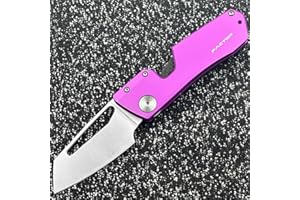 WT B4 Magnet Inside Aluminium handle VG10 blade Ceramic Bearings EDC Knife (Purple)