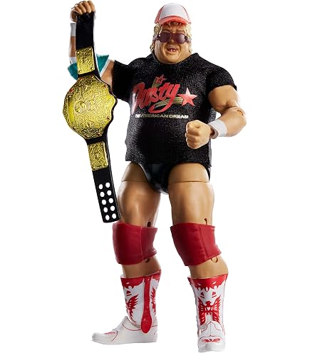 WWE - WrestleMania Elite Collection, Personaggio Bret Hit Man Hart Snodato con Accessori, Giocattolo per Bambini 8+ Anni, HDD86