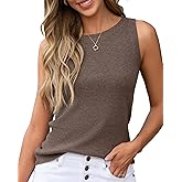 Arach&Cloz Women's Wool Blend Sweaters Non See Through All-Season Business Casual Tank 2026