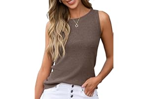 Arach&Cloz Women's Non See Through Summer Business Casual Tanks 2025