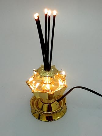 Tucasa DW-198 Electric Agarbatti Diya (Gold)