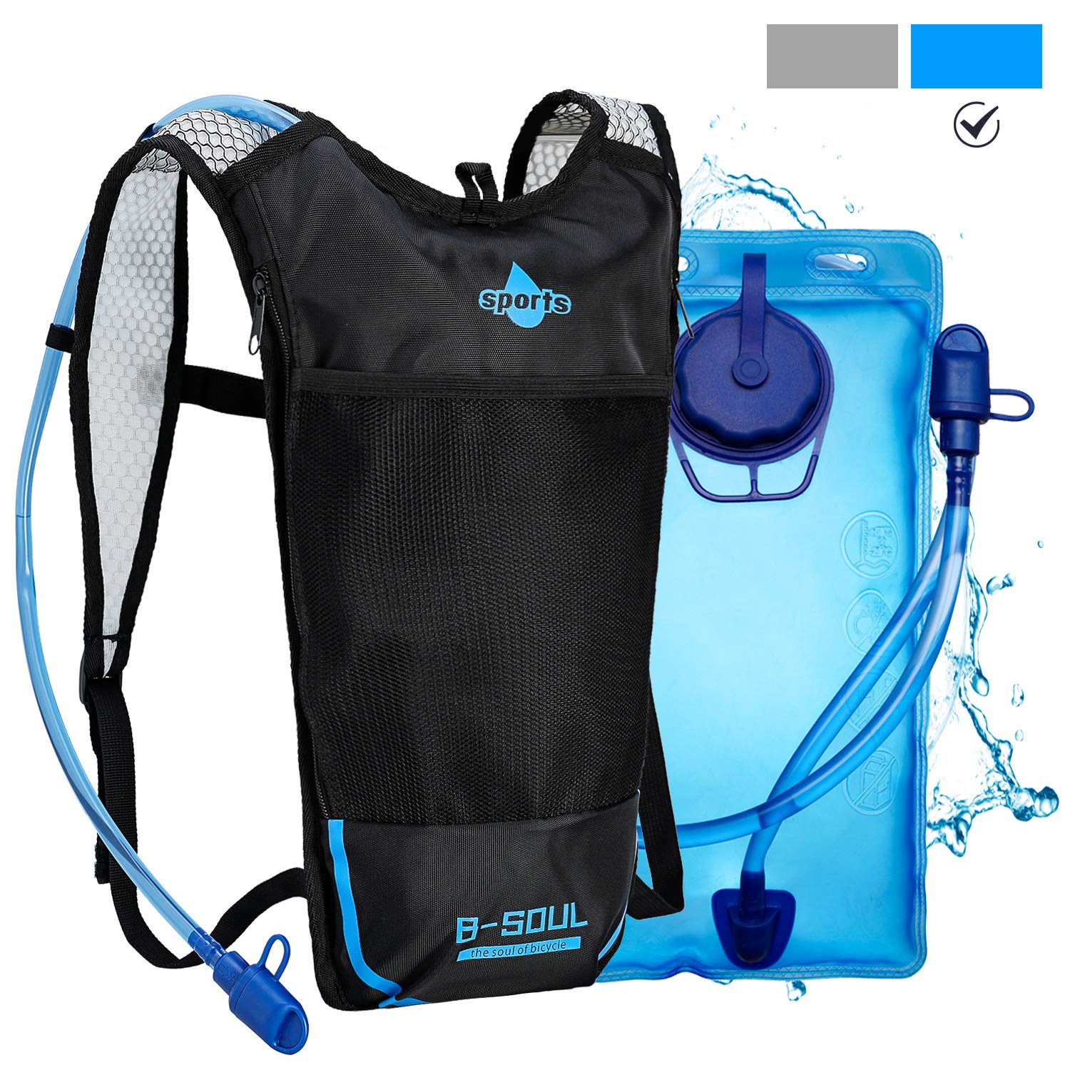 Hydration Backpack Cycling Pack with 2L Water Bladder PBA Free