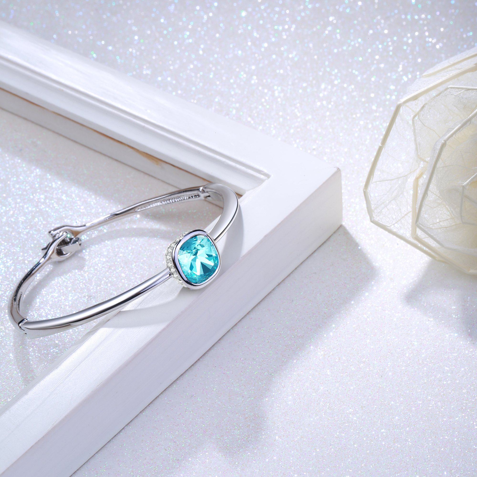 GEORGE · SMITH Womens Bracelets Bangle Jewelry Gifts, Crystal from Swarovski