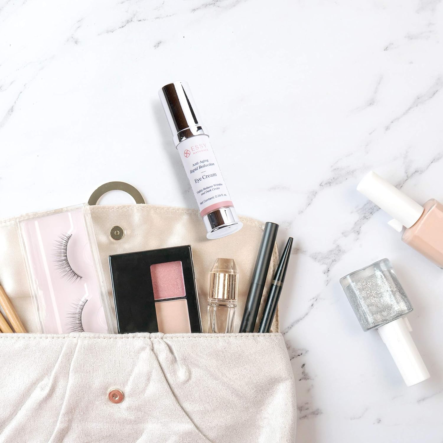 EssyNaturals.Anti-Aging Rapid Reduction Eye Cream - Visibly and Instantly Reduces Wrinkles, Under-Eye Bags, Dark Circles in 120 Seconds: Beauty