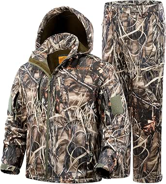 Amazon.com: NEW VIEW ropa de caza para hombres, silenciosa e impermeable,  chaqueta y pantalones para cazar patos y ciervos : Deportes y Actividades  al Aire Libre