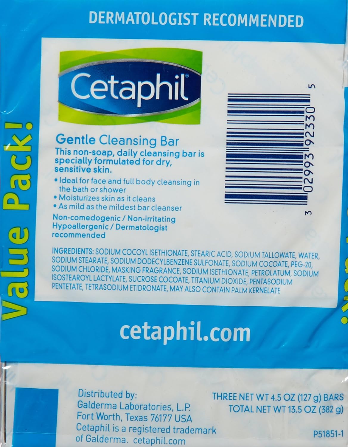 gentle cleansing bar