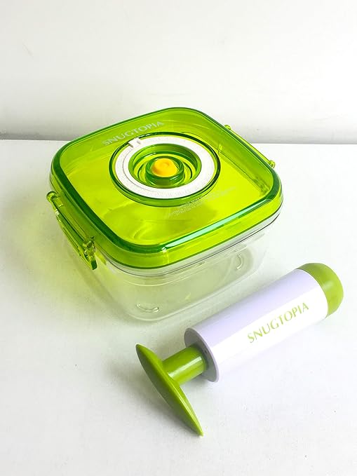 SNUGTOPIA Contenedor de almacenamiento de alimentos con tapa ...