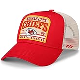 FOCO NFL Mens NFL Team Logo Truckstop Patch Mesh Trucker Rf Hat Caps