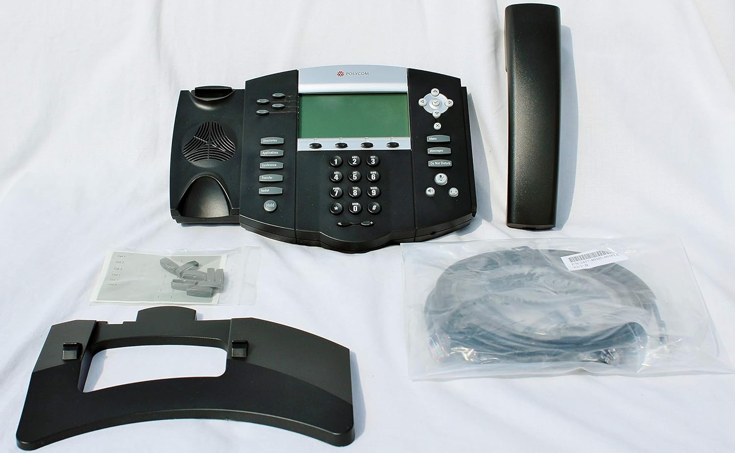 Amazon.com : Polycom SoundPoint IP 550 2201-12550-001 Four Line SIP  Telephone with Full Duplex Display, Backlit Display and HD Voice Technology  : ...