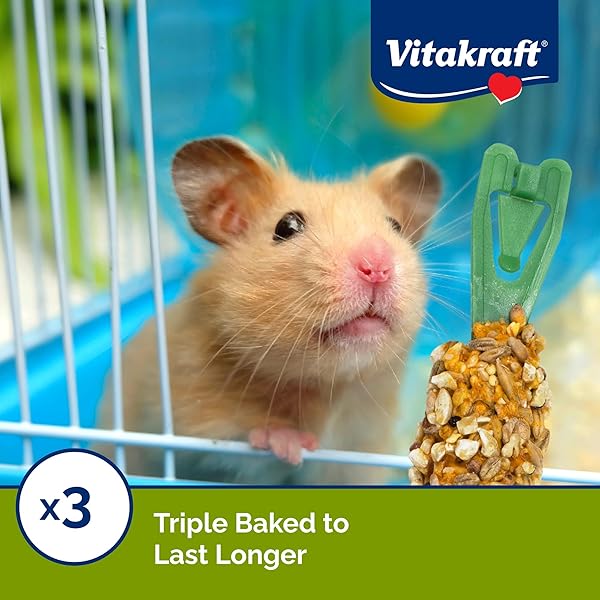VITAKRAFT CRUNCH STICKS HAMSTER TREAT – PEANUT AND HONEY – HAMSTER CHEW STICKS