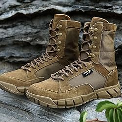 YEVHEV Men's 8 inch Tactical Boots Outdoor Casual