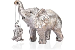 ZJ Whoest Elephant Statue. Elephant Decor Brings Good Luck, Health, Strength. Elephant Gifts for Women, Mom Gifts. Decoration
