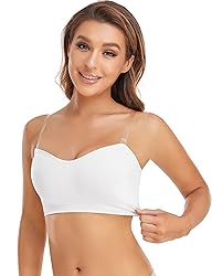 Lusait Strapless Bra for Women Non-Slip Silicone