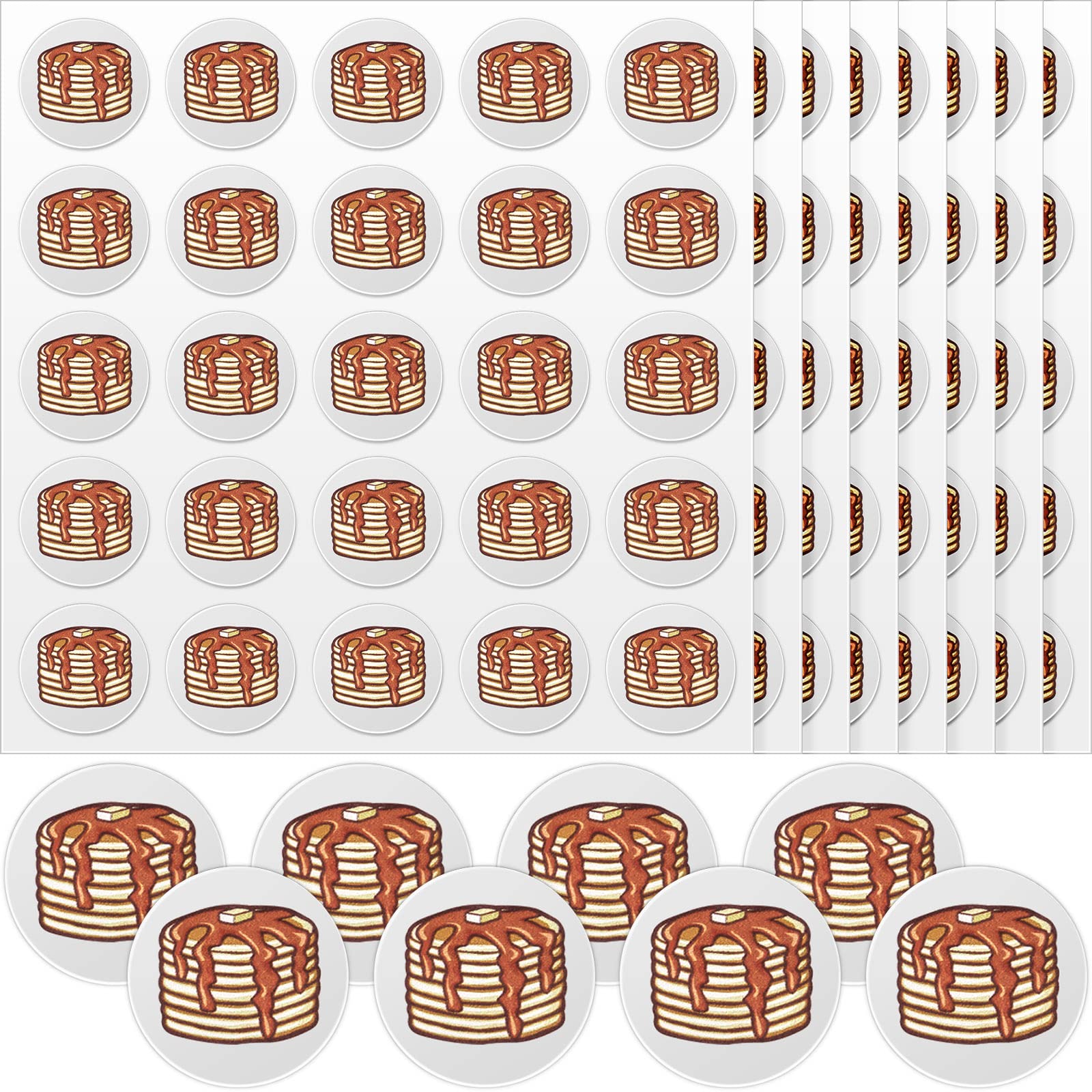 Photo 1 of Gueevin 200 Pcs Football Helmet Stickers Pancake Block Football Award Decals for Helmets 1-1/8 Inch Vinyl Sports Self Adhesive Baseball Helmet Stickers for Hockey, Lacrosse(White)