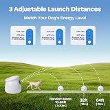 pet prime Large Automatic Dog Ball Launcher, 3 Modes, 6 ETPU Balls, Training view 3