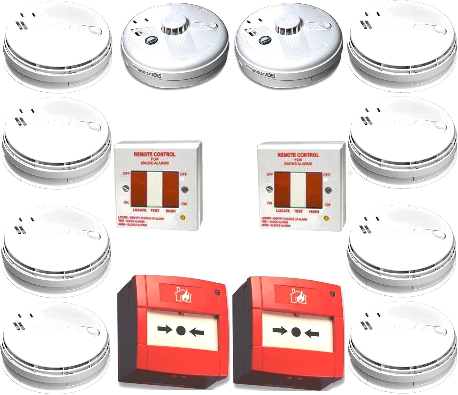 AE8MAINS POWERED HMO FIRE ALARM WIRELESSLY INTERLINKED Amazon.co.uk