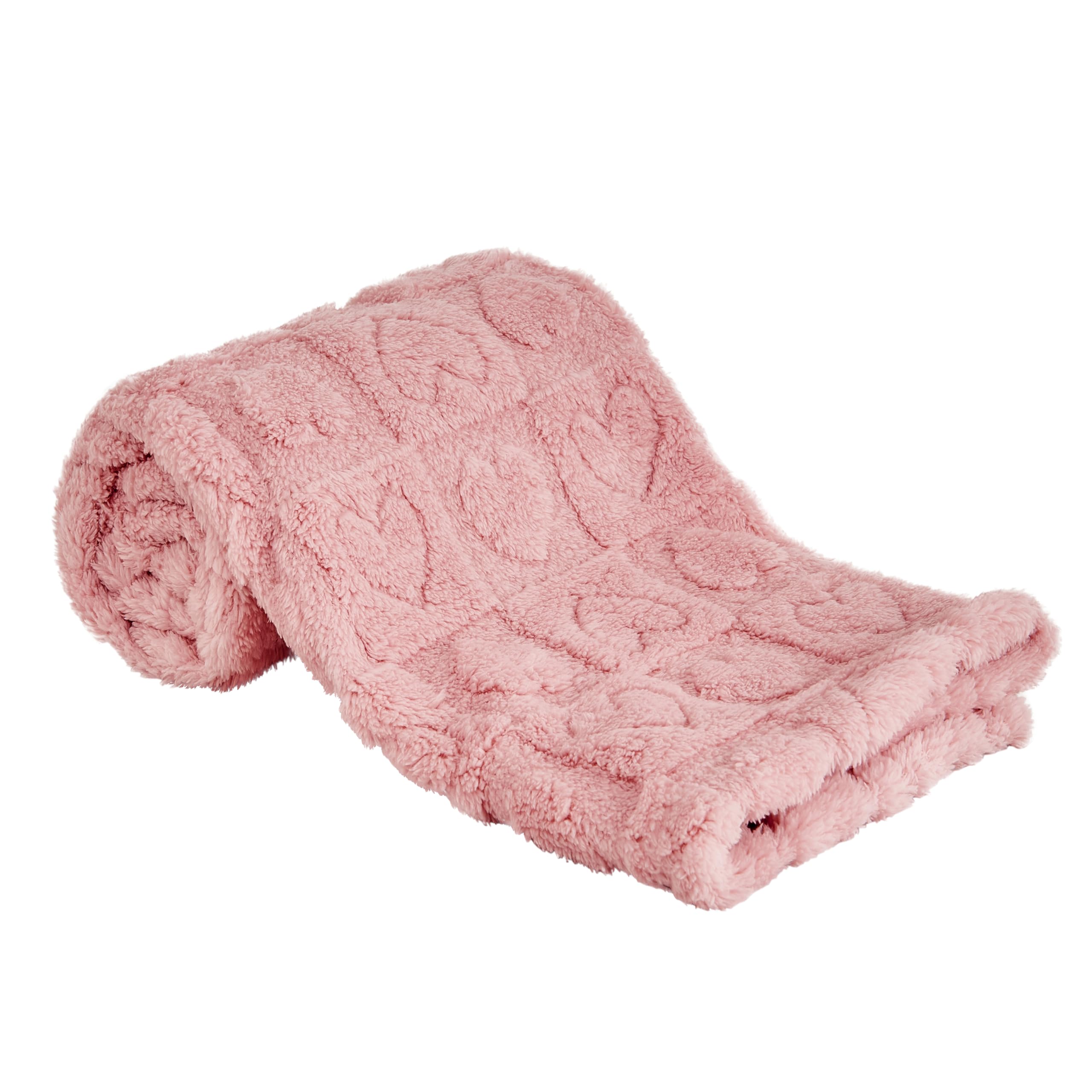 Photo 1 of Yurhap Fleece Baby Blanket Heart Checkered Blanket, Ultra Soft Cozy Baby Blankets for Girls Boys, Fluffy Infant Toddler Newborn Receiving Blankets for Crib Stroller 30”×40” (Dark Pink)