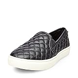 Steve Madden Girls Shoes Ecentric Q Flat, Black, 3