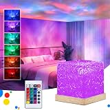 JIAWEN Galaxy Projector Light Ocean Wave 16 Colors 30 Modes 360° Ceiling view 1