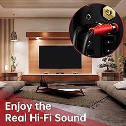 HiFind Speaker Cable Wire 30 Ft with Gold-Plated