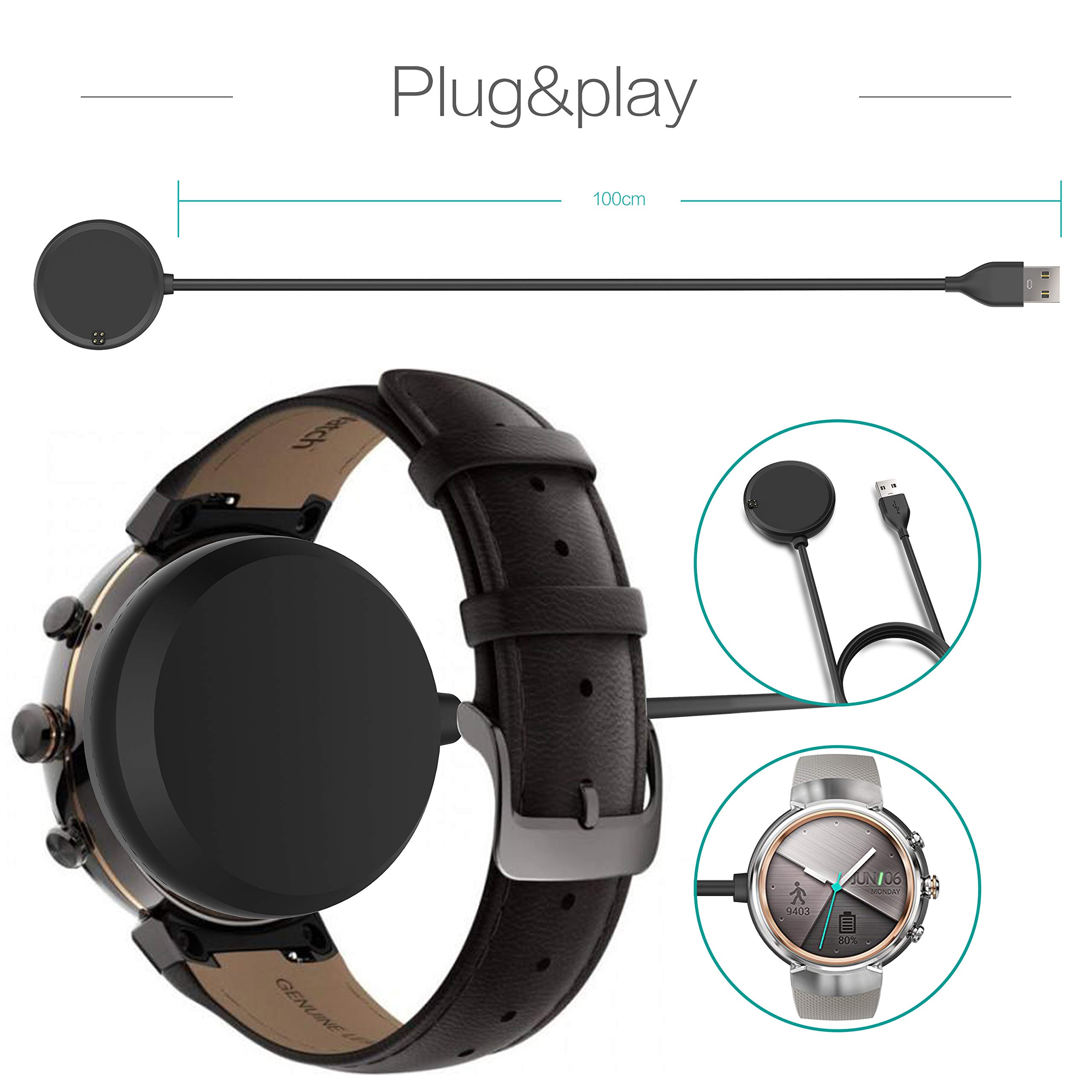 Charging Cord Asus Zenwatch Accessories USB Watch Charging Cable