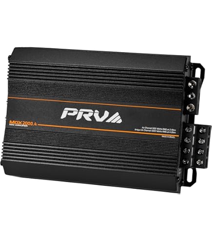 Amazon.com: PRV Audio MDX2500.1 1 Ohm Mini Car Audio Amplifier 1
