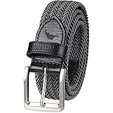 Tommy Bahama Men's Fully Adjustable Stretch Woven Fabric Web Belt - Casual Comfort for Work, Weekend & Vacations