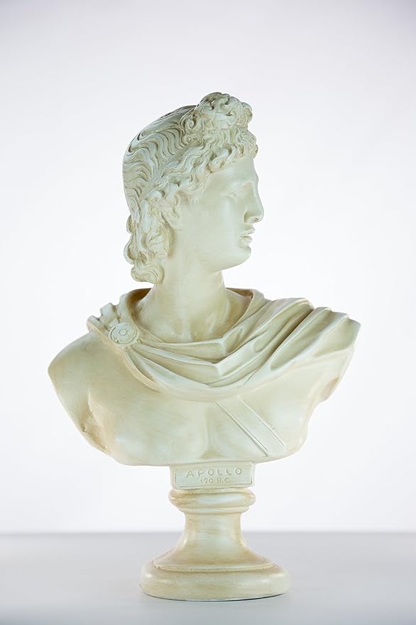 Classic Sculpture Bust of Apollo / Greek God