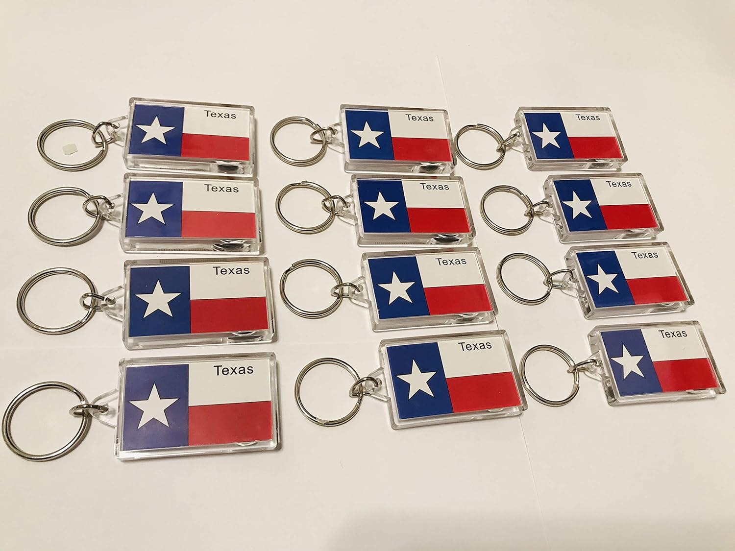 Texas Flag Keychain Texas Souvenir Keychain Bundle Pack Of