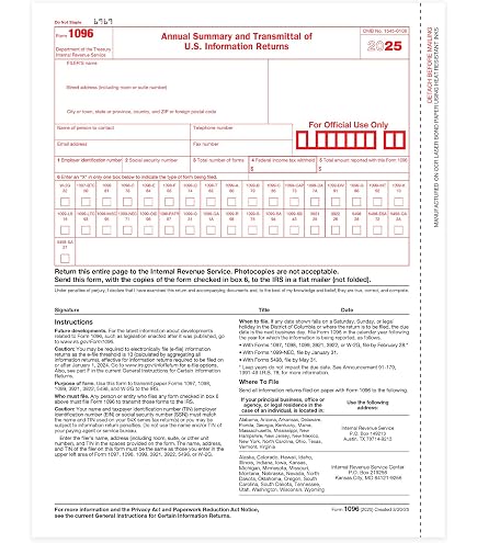 1099 NEC Tax Form Envelopes 2023 - Double Window, Security Tinted, 25 Pack For 3-Up Forms - View #3
