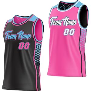 Custom Reversible Basketball Jersey Set Personalized T Shirts & Shorts Team Uniform for Men/Women/Youth