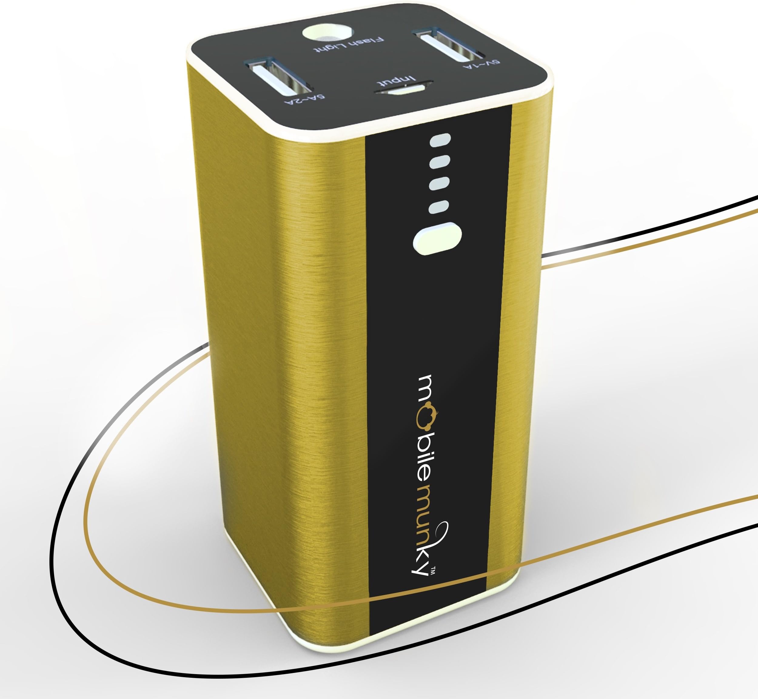 Portable Power Bank Phone Charger, Small & Rugged Battery Pack for Your iPhones,Tablets,MP3 or Any Device with a USB. Recharges (2) Cells at One Time! Up to 3 Charges for Camping, Hiking, Travel