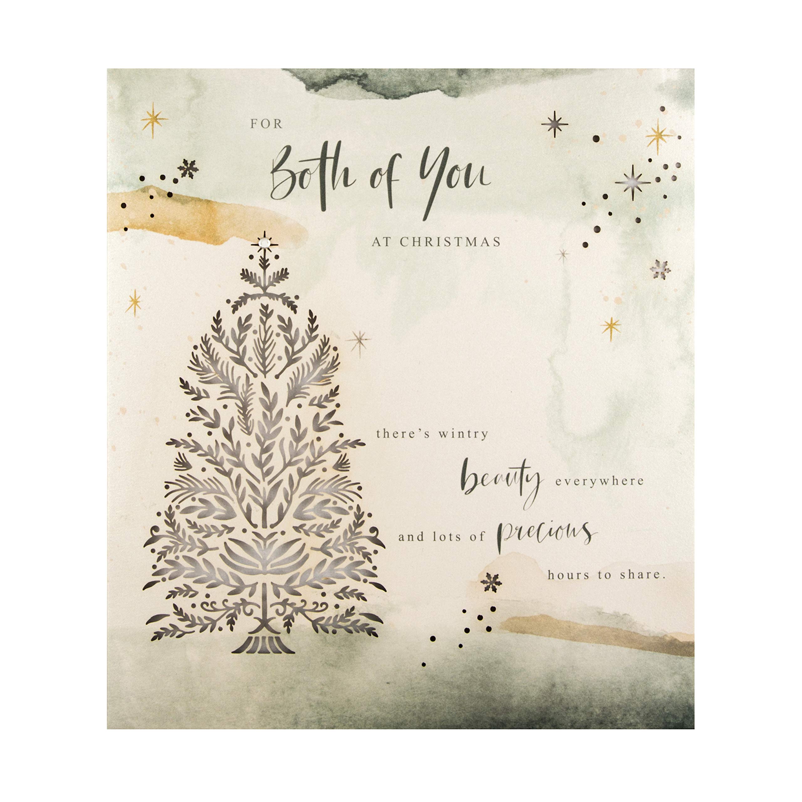 Hallmark Christmas Card For Both of You - Traditional Christmas Tree Design