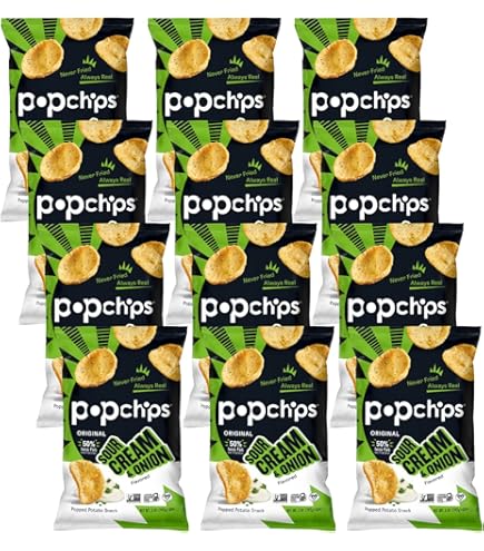 Amazon.com: POPCHIPS, Potato Chip, Bbq, Pack of 12, Size 5 OZ