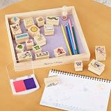 Melissa & Doug Stamp-a-Scene Fairy Garden Arts & Crafts Wooden Stamp Set Ages 4+ view 9