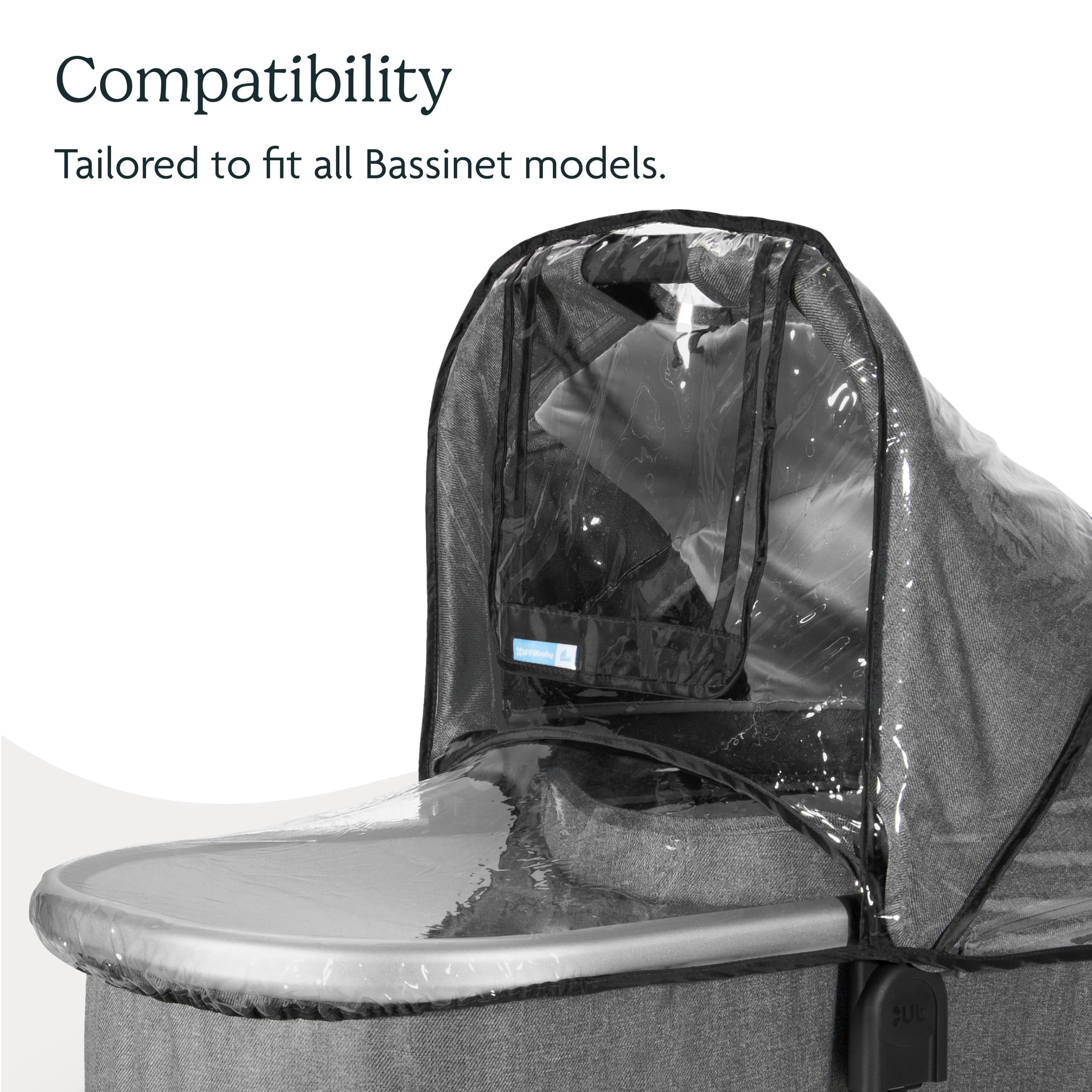 UPPAbaby Bassinet Rain Shield, CLEAR