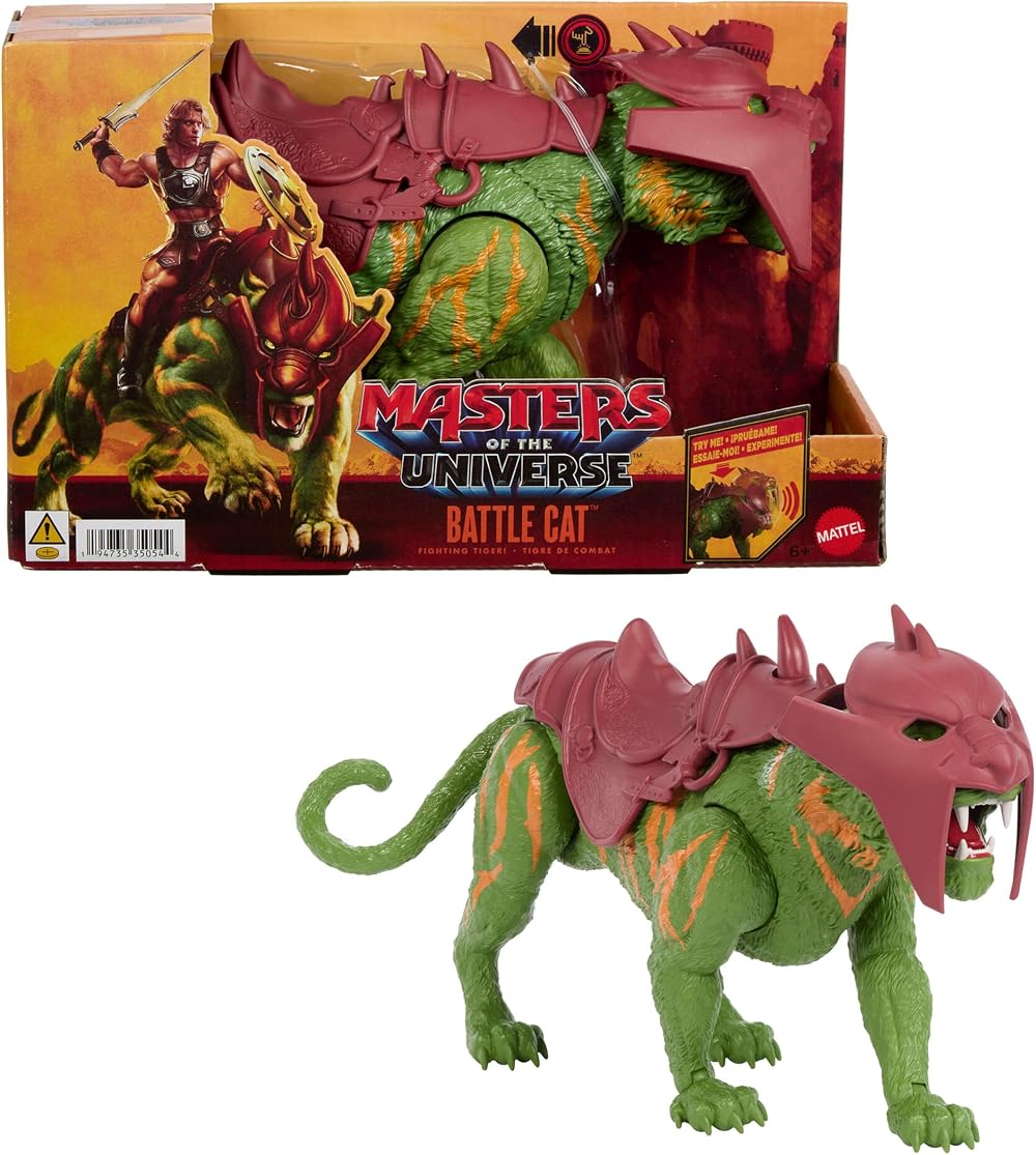 Masters of the Universe 2026 Battle Cat Chomp & 5 Roars Figure