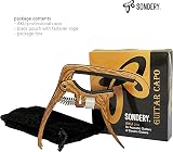 Sondery Professional Capo for Guitars, Adjustable Tension, Zinc Alloy view 7