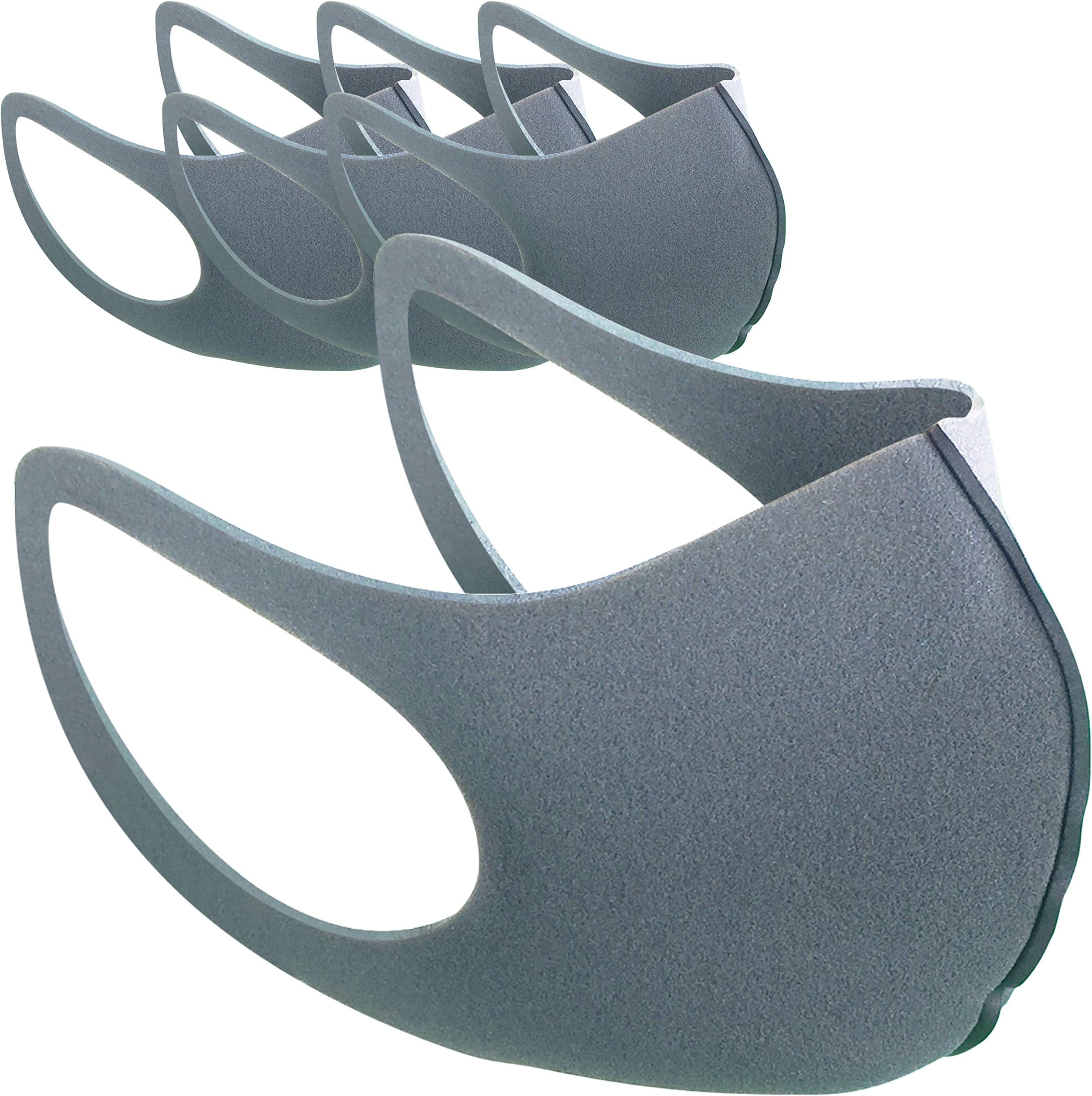 Vairino Comfort Plus Reusable Face Mask (Light Grey, 3 Pack)