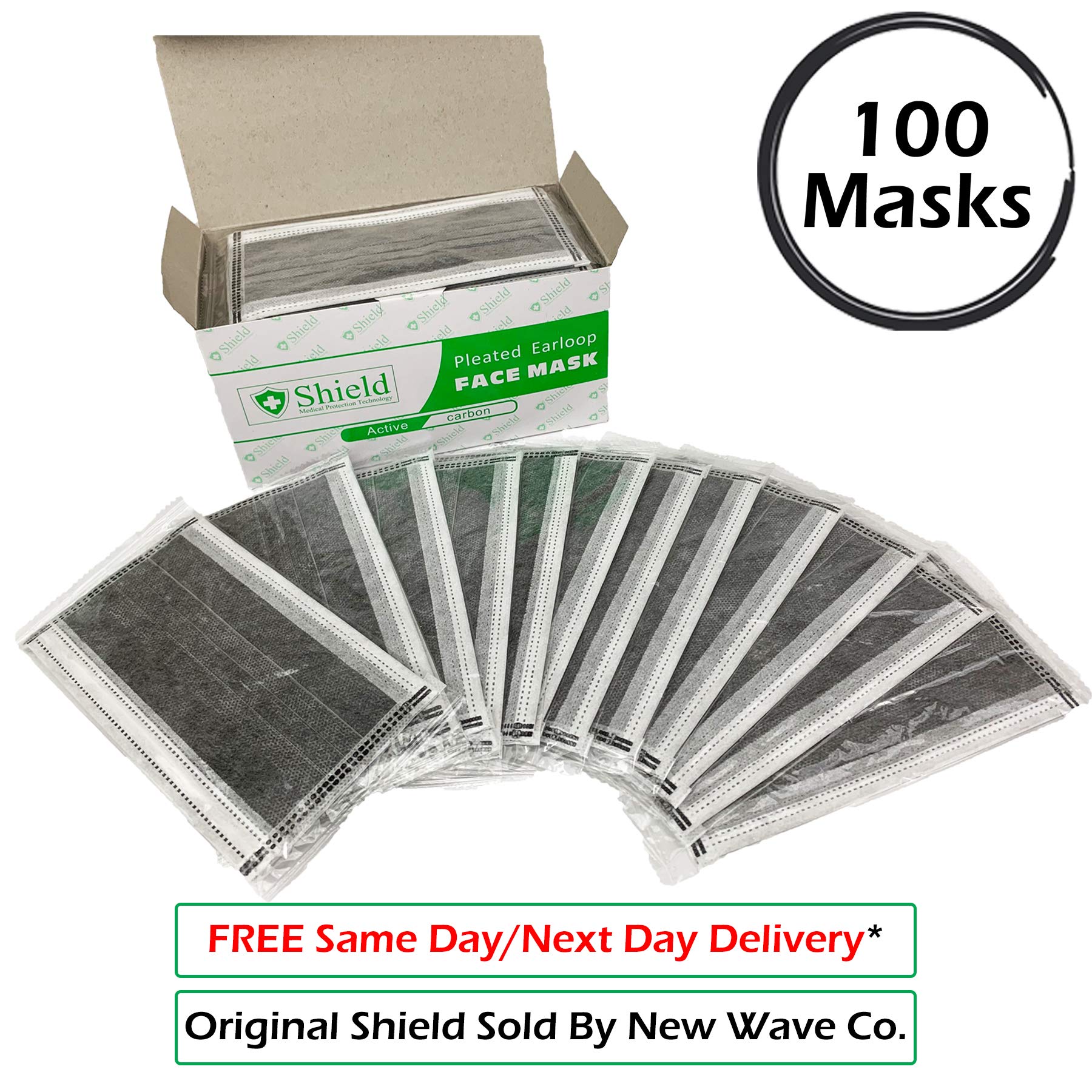 Disposable Carbon Face Mask 4 Ply With Earloop Great Virus | Desertcart  Seychelles