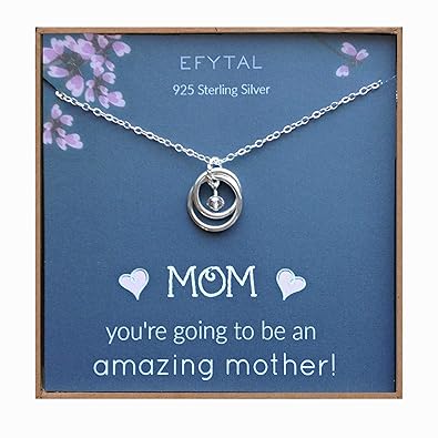Amazon Com Efytal Baby Shower Gift Sterling Silver Pregnancy