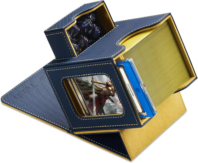 Mage Tech Commander Deck Box MTG - 100 Double-Sleeved, 35pt Card Holder