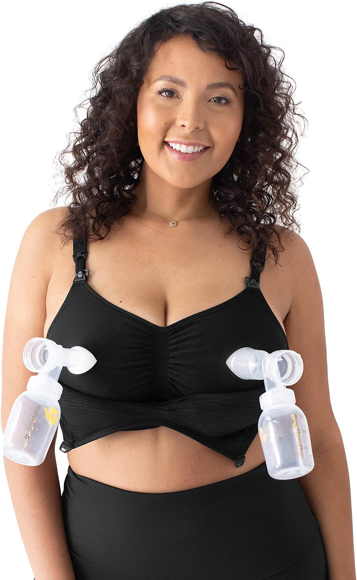 Kindred Bravely Sublime Pumping Bra Hands Free, Adjustable Pumping & Nursing Bra with EasyClip for All Breast Pumps